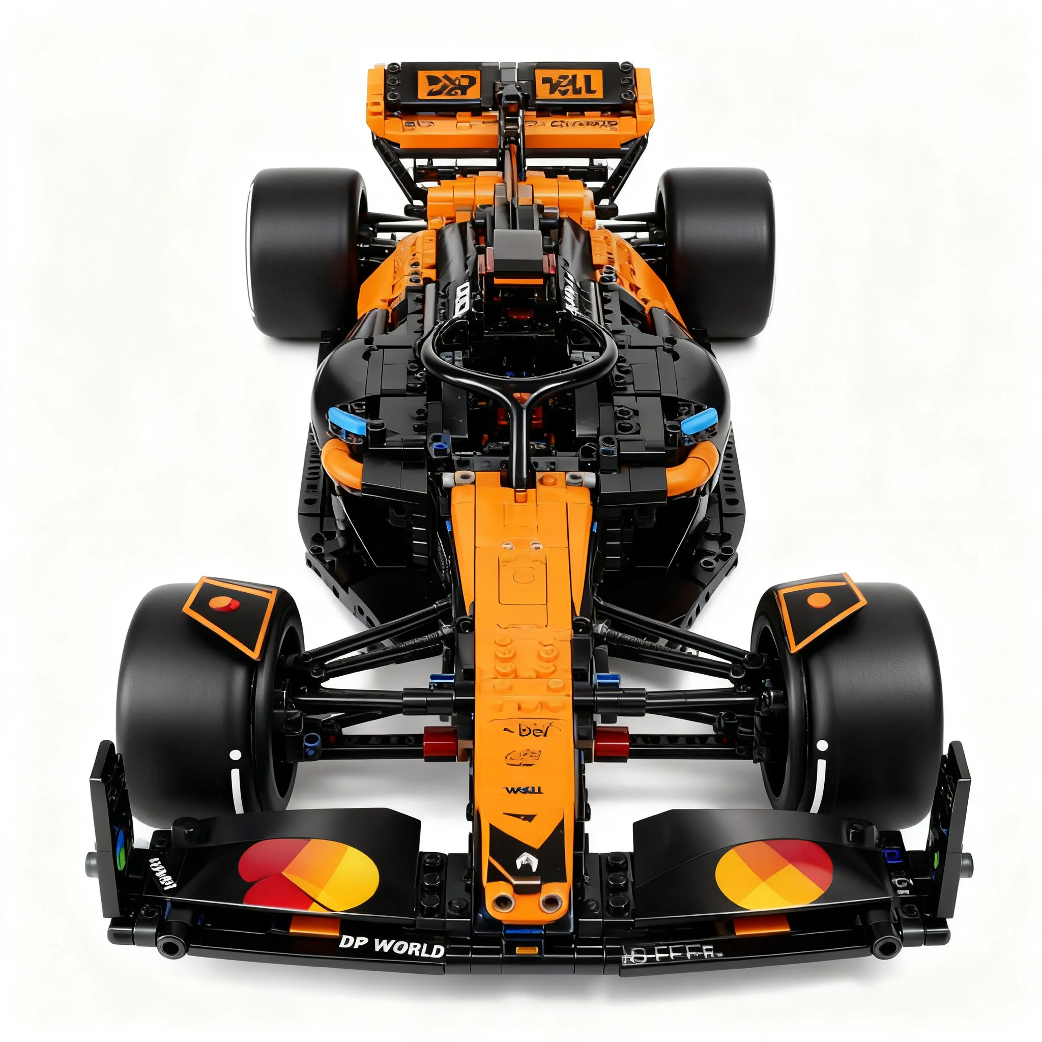 Фото 1841 деталь MOC Technical McLarened MCL39 F1 Car RC MOD с функциями питания и моторами, модель из строительных блоков, идея для рождественского подарка. №1