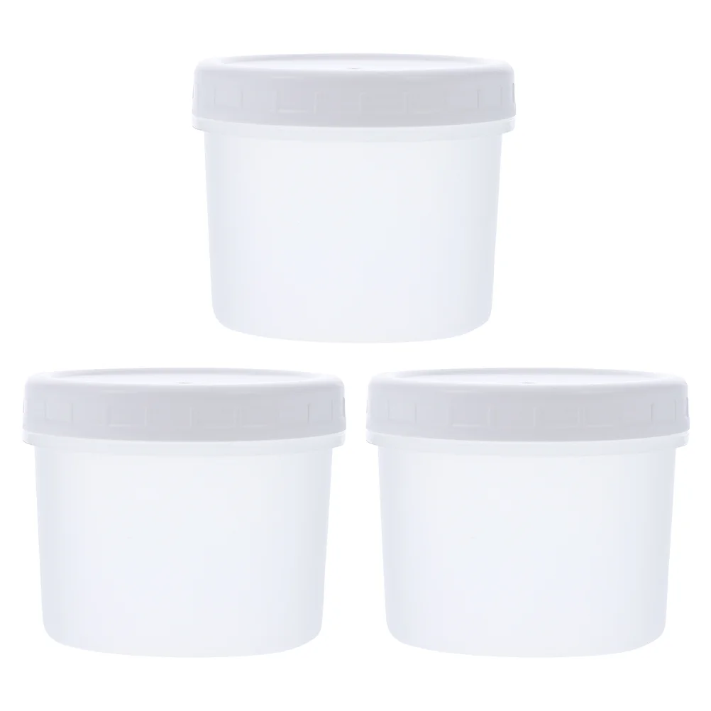 

3pcs Homemade Ice Box Freezer Containers Ice Box Reusable Ice Bowl with Lid Ice Tub with Lid
