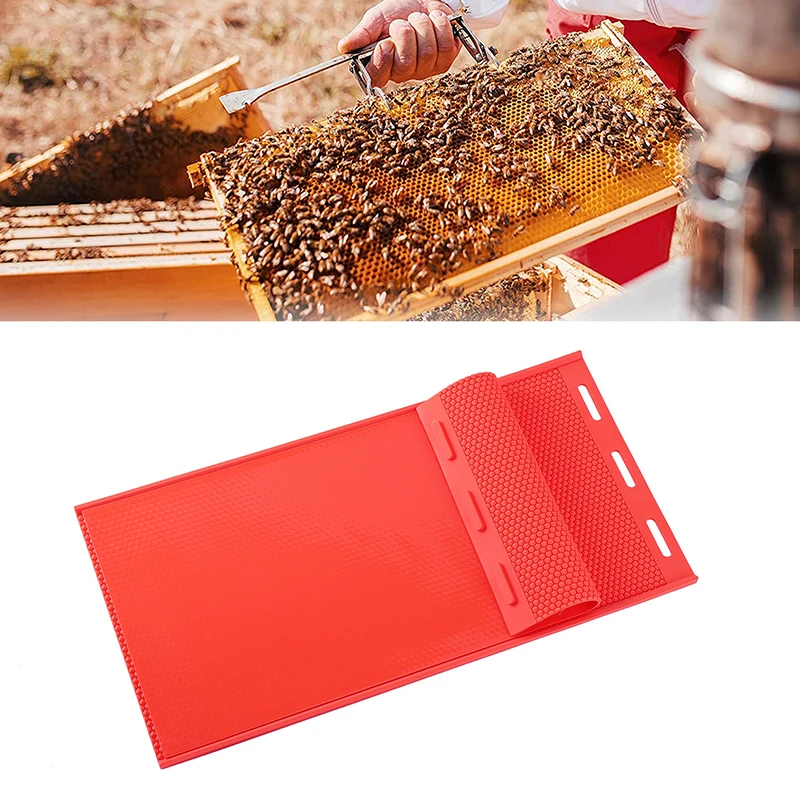 Silicone Beeswax Mold Apicultura Press Sheet Mould Beekeeping Tool Foundation Bee Hive Basis Garden Supplies пчелы Equipment