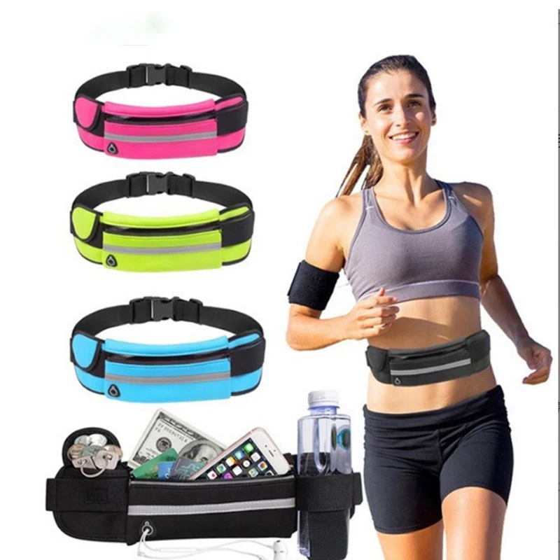 

Arm bag Waterproof portable outdoor running Fanny pack with reflective strip design large capacity fitnesswater bag backpack