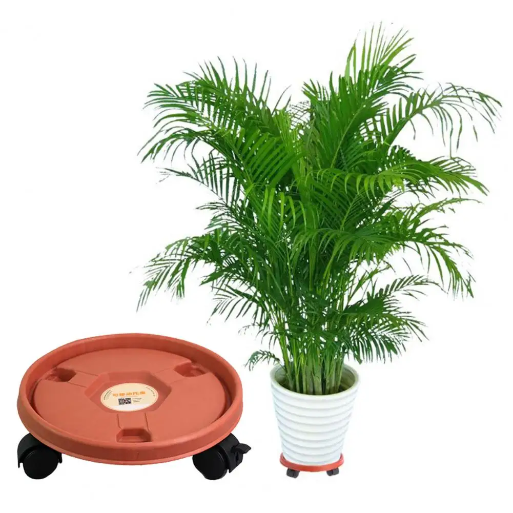 

High-quality Plant Stand Easy to Move Plastic Plant Pot Mover Round Shape Pot Wheels for Whiskey Barrels