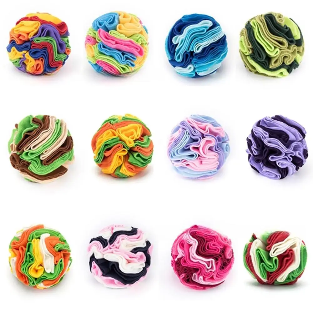 Colorful Foldable Nose Sniff Toy Increase Iq Training Food S