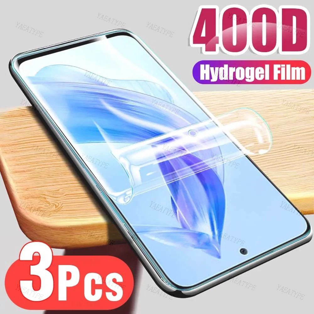 

3Pcs Hydrogel Film For Honor X8a 70 90 Lite Screen Protector For Honor X9 X8 A X7a X6 X5 X40i 9x Lite 20 Pro 50 lite Phone Film