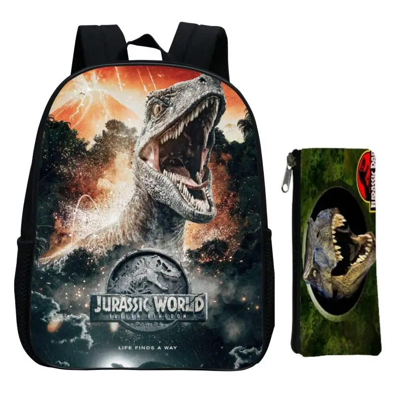 Детский школьный ранец с принтом динозавра на заказ рюкзак для мальчиков и