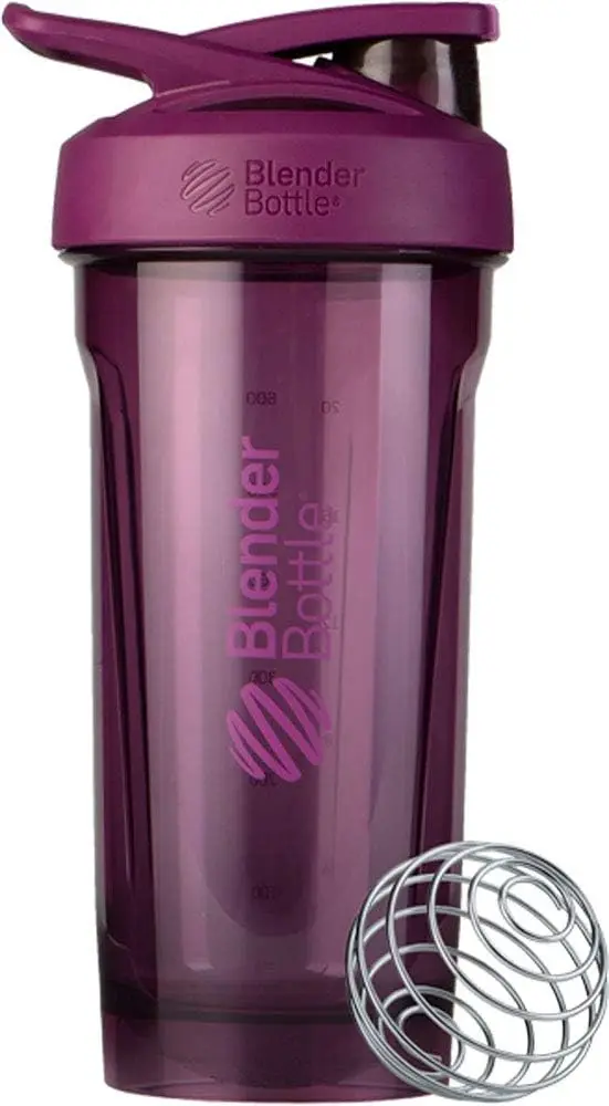 

BlenderBottle Strada Shaker Cup Perfeito para Shakes de Proteína e Pré-Treino, 800 ml, Azul