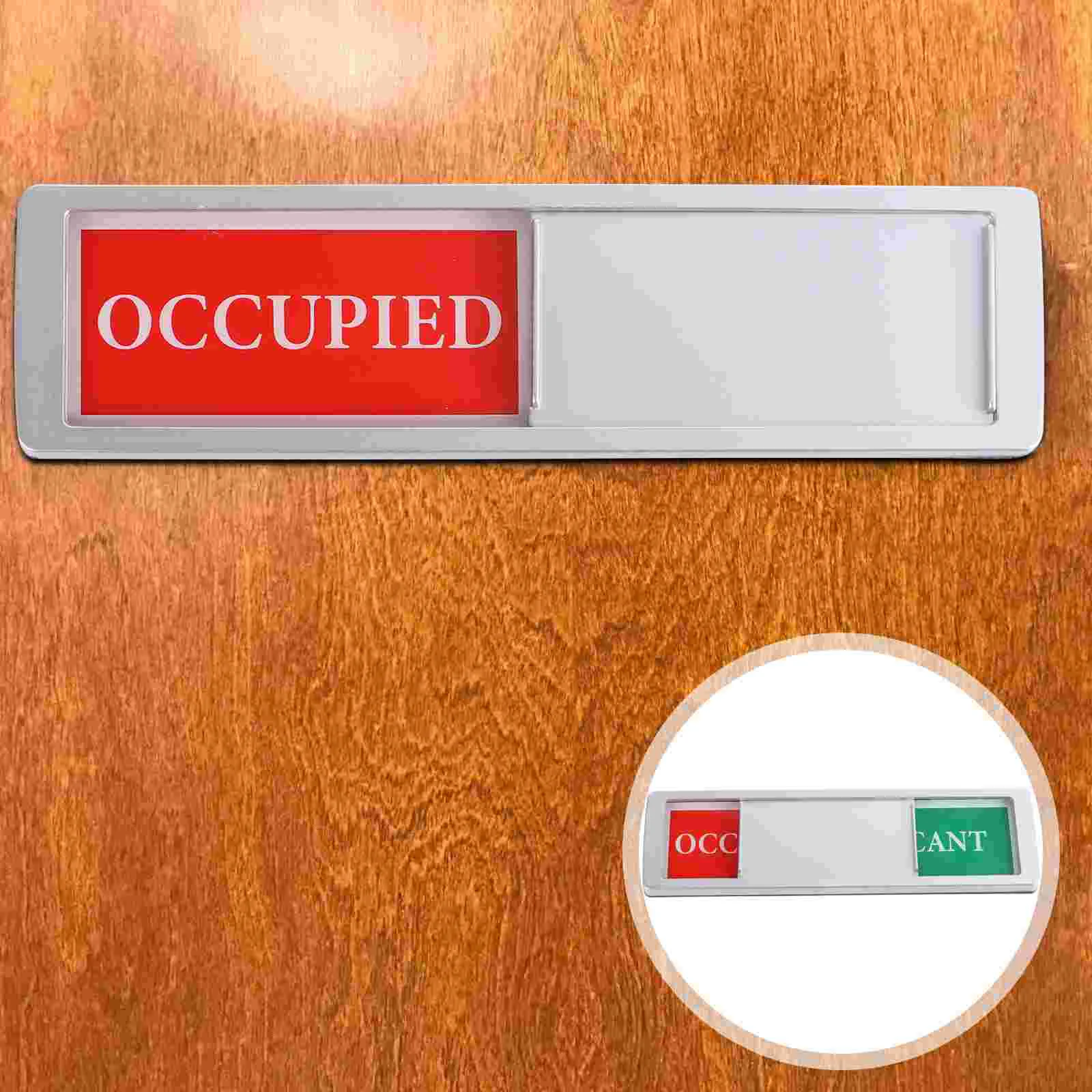 

Signage Blank Signs Door Privacy Plaque No Scratches Vacant Occupied Sign Rubber Magnet Do Not Disturb Sign Office