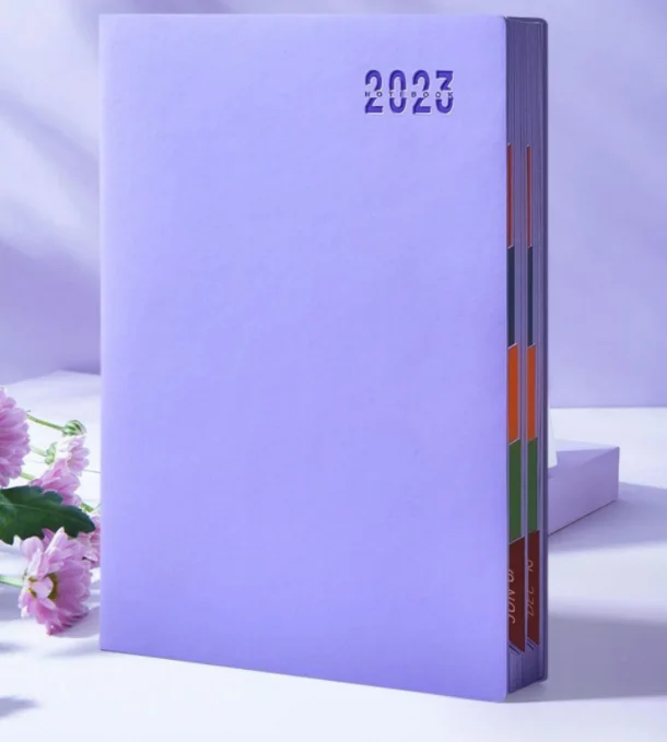 

Планировщик 2023, Ежедневник A5, 408 страниц, зеленый, синий, розовый, красный