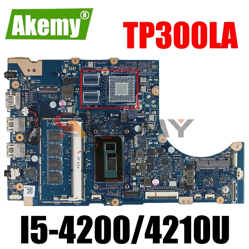 

TP300LA Laptop motherboard For Asus TP300LA TP300LAB Q302LA Q302L TP300 TP300L original mainboard With I5-4200/4210U 4G RAM