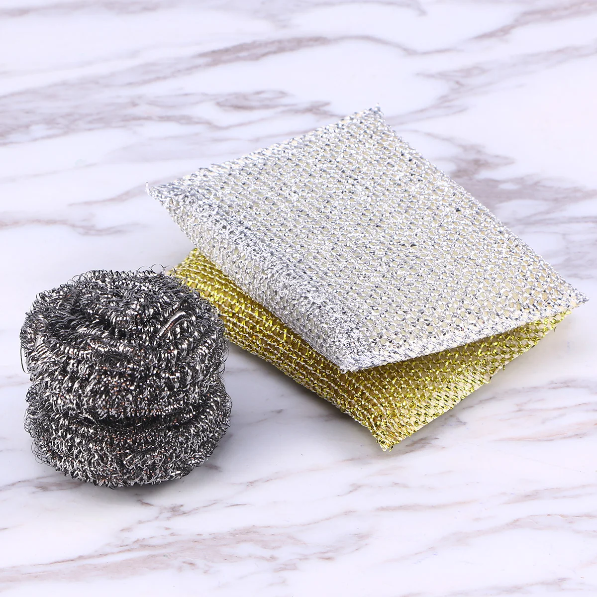 

Scrubbing Scouring Pad Steel Scouring Pads Stainless Steel Scourers Non- Scratch Scrub Sponge Kitchen Scrub Sponges