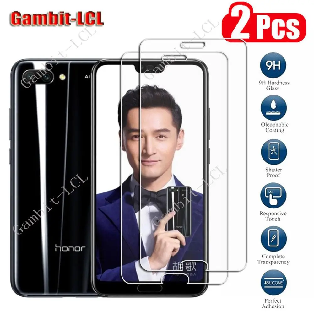 

2PCS Original Tempered Glass For Huawei Honor 10 5.84" Honor10 COL-AL10 COL-L29 L19 TL10 Screen Protective Protector Cover Film