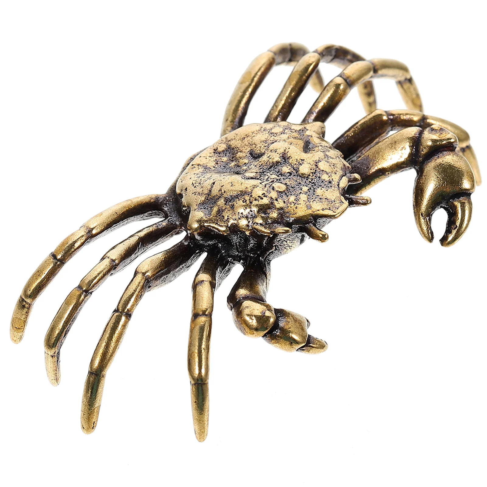 Украшения латунный краб винтажный декор фигурка морского животного садовая