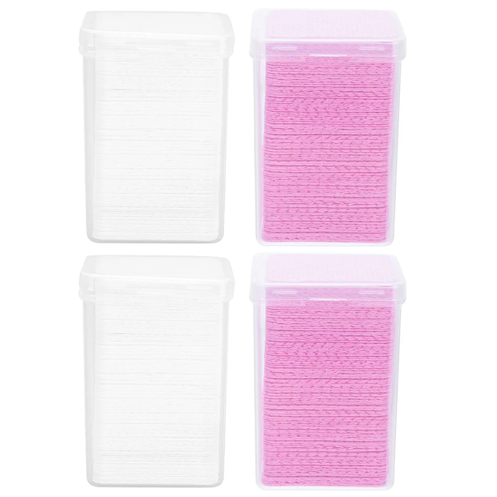 

Glue Eyelash Pads Wipes Extension Nail Cotton Lash Cleaning Wipe Dry Polish Free Cleansing Pad Bottle Cloth Lint Wiping Remover