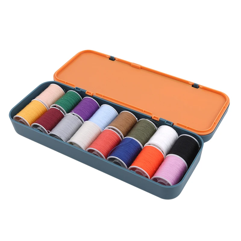

Portable Handmade Embroidery Knitting Sewing Tool Kit Punch Needle Sewing Needles Scissors With Box Knitting Material Set New