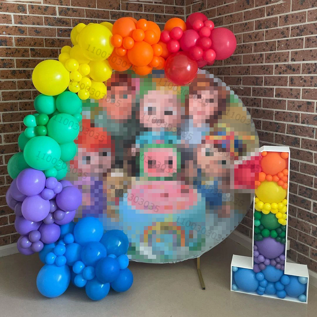 

1set Cartoon JJ Balloons Garland Arch Kit Watermelon For Kids Birthday Theme Party Decorations Family Party Balls Toys Globos