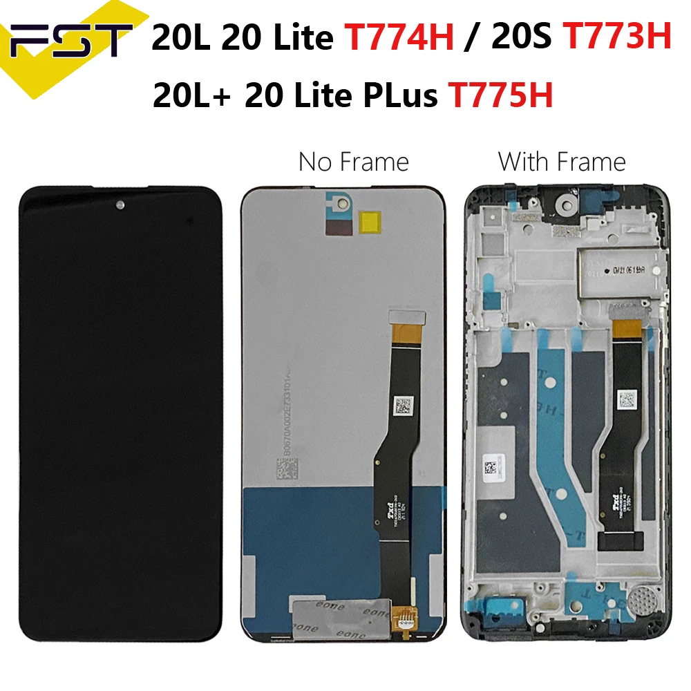 ЖК-дисплей Pantalla для TCL 20L + T775H T775B, сенсорный экран с дигитайзером для TCL 20L 20 Lite T774H T774B Lcd TCL 20S T773H T773O LCD