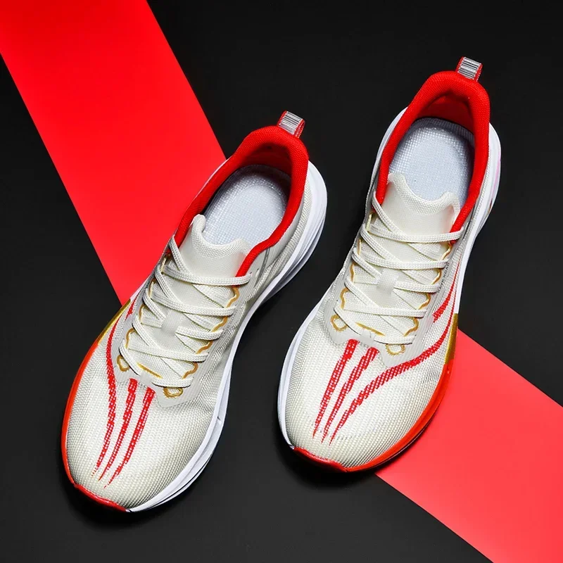 Мужские кроссовки на воздушной подушке спортивная обувь для марафона