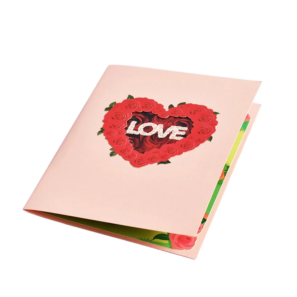 

1 Set Paper Greeting Blessing Postcard Greeting Gift (Assorted Color)
