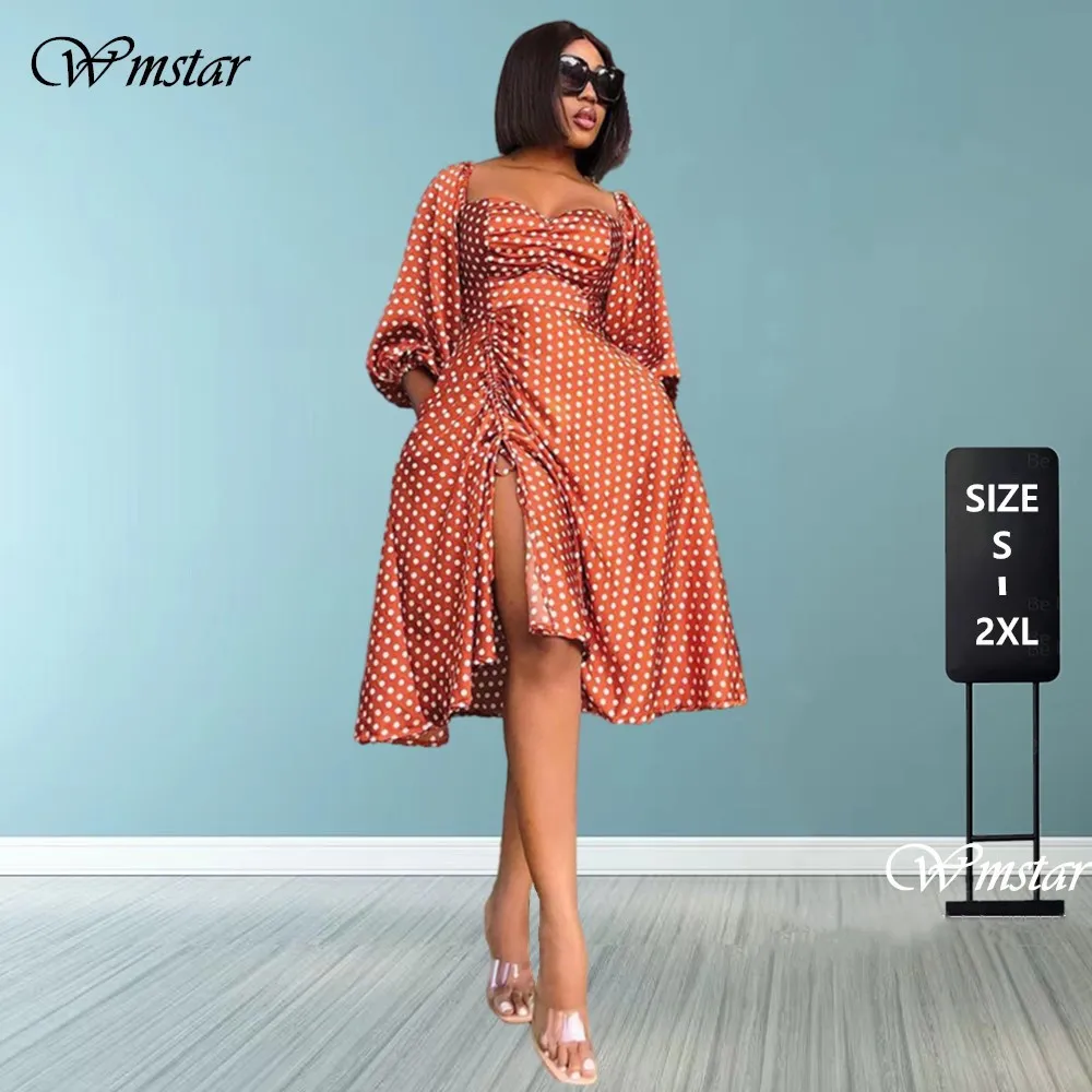 

Платье Wmstar женское средней длины, Повседневная Свободная Клубная одежда с леопардовым принтом, бандаж на пуговицах, лето