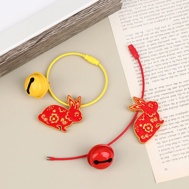 

1Pc Cute Purse Bag Pendant 2023 Year Of The Rabbit Auspicious Rabbit Pendant Keyring Key Chain Gift Female Gift Original Design