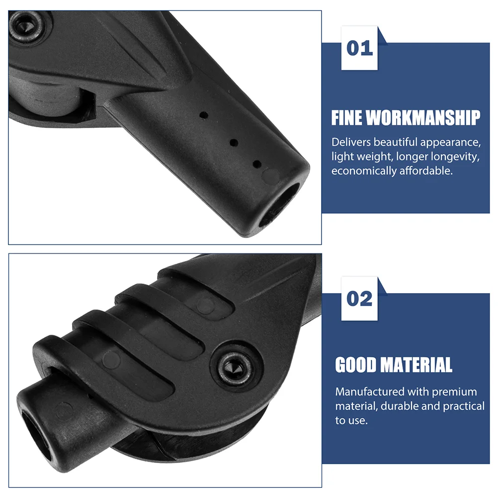 

2 Pcs Components Camping Tents Supplies Adapter Portable Connector Accessory Support Rod Joint Carbon Fiber DIY