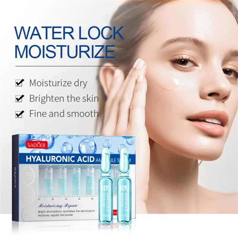 

Face Serum Hyaluronic Acid Ampoule Hydrating Vitamin C Essence Anti-aging Firming Skin Rejuvenating Facial Brightening Essence