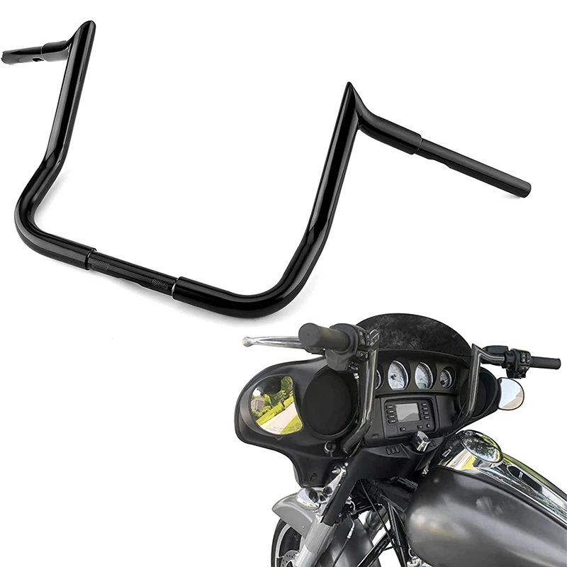 RCW-ABAR006-12-BK Hande Bar черные детали мотоцикла 12-дюймовая Ape для Harley Touring Street Glide