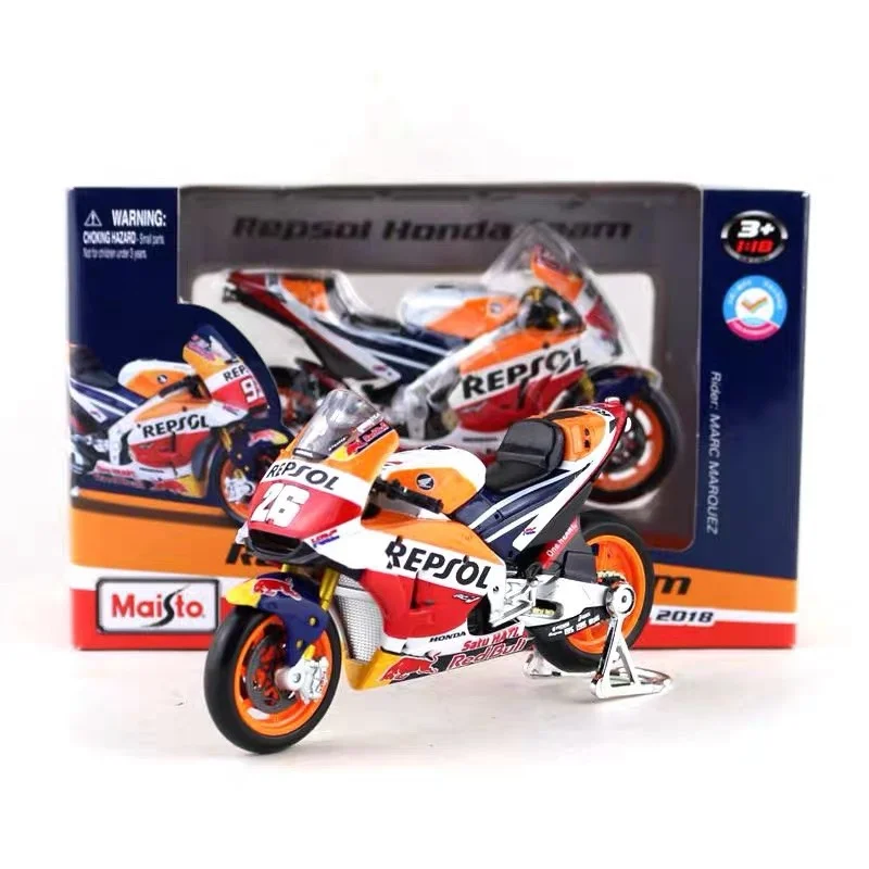 Maisto 1:18 трековые гоночные мотоциклы Ducati Lenovo и Repsol Honda RC213V моделирование литья под давлением # 26 Dani Pedrosa 2018 Tribute (art.: 3920cf4eecd7f) - 3920cf4eecd7f