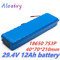24v 12ah 7s3p 18650 battery lithium battery 29 4v 12000mah electric bicycle moped electric lithium ion battery pack