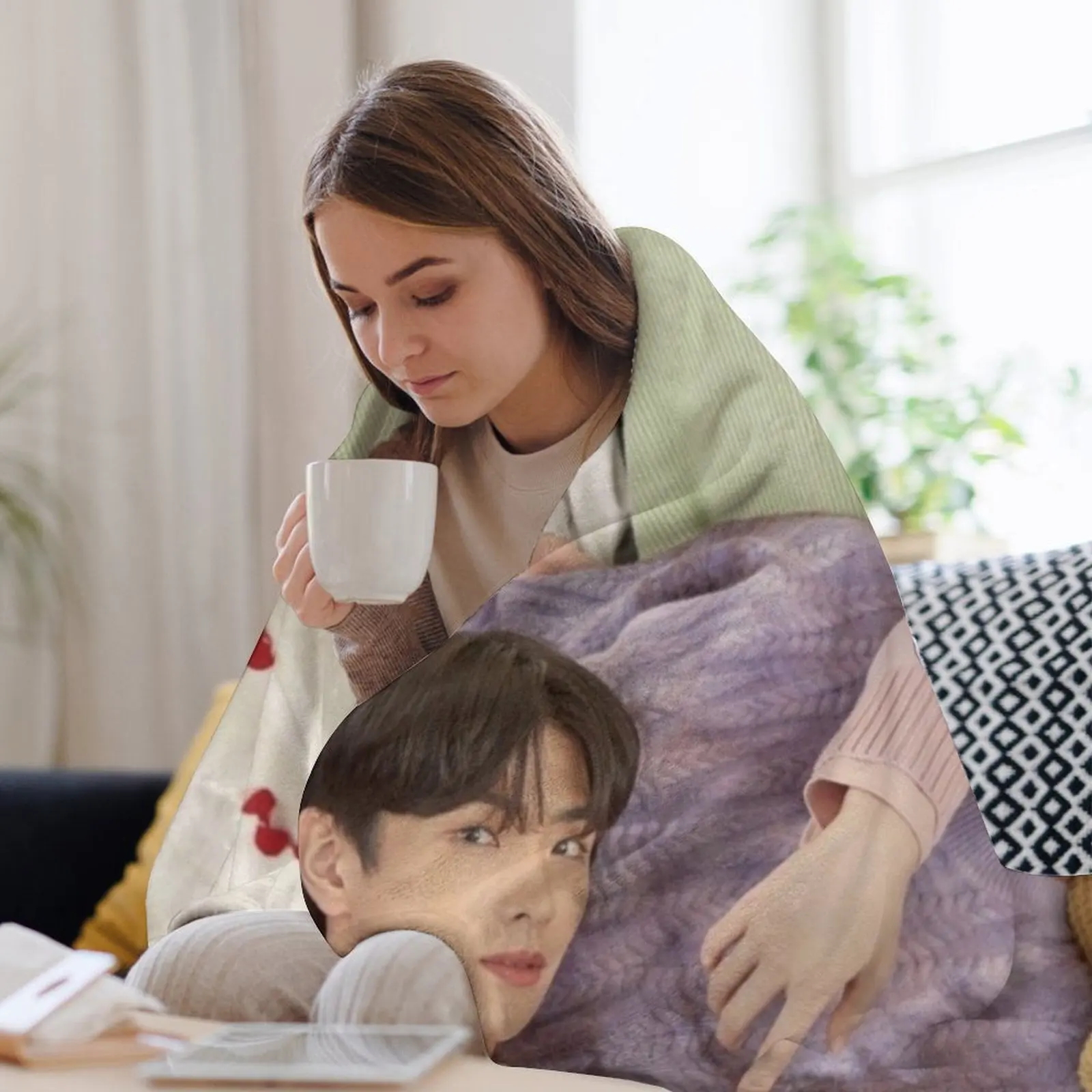 CIX - 'OK' Эпизод 1: OK Not Teaser Pictures 458 BX Seunghun Yonghee Bae Jinyoung Hyunsuk KPOP Boy Band Group Плед