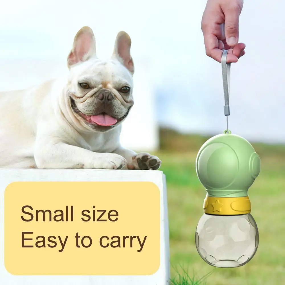 380ML Pet Water Bottle Safe Good Sealing Leak-proof Foldable Detachable Easy to Clean Pet Cup for Outdoor Activities