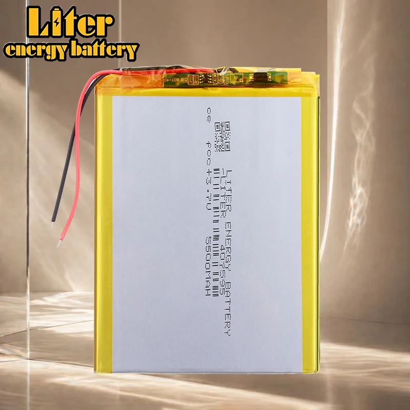 Фото Литий-полимерные аккумуляторы 3.7V: 407595 5500мАч, 409495 5000мАч, 425095 2500мАч, 407080 2500мАч, 407095 5000мАч №3