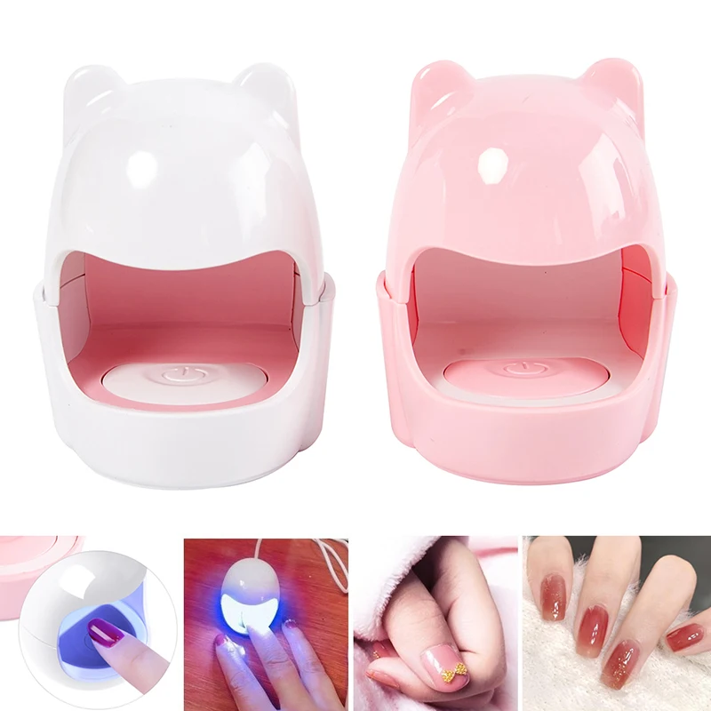 

6W Small Nail Lamp Dryer Egg Shape UV LED Lamp Single Finger Gel Polish Cabin Curing Manicure Machine Nail Art Equipment 1 Piece