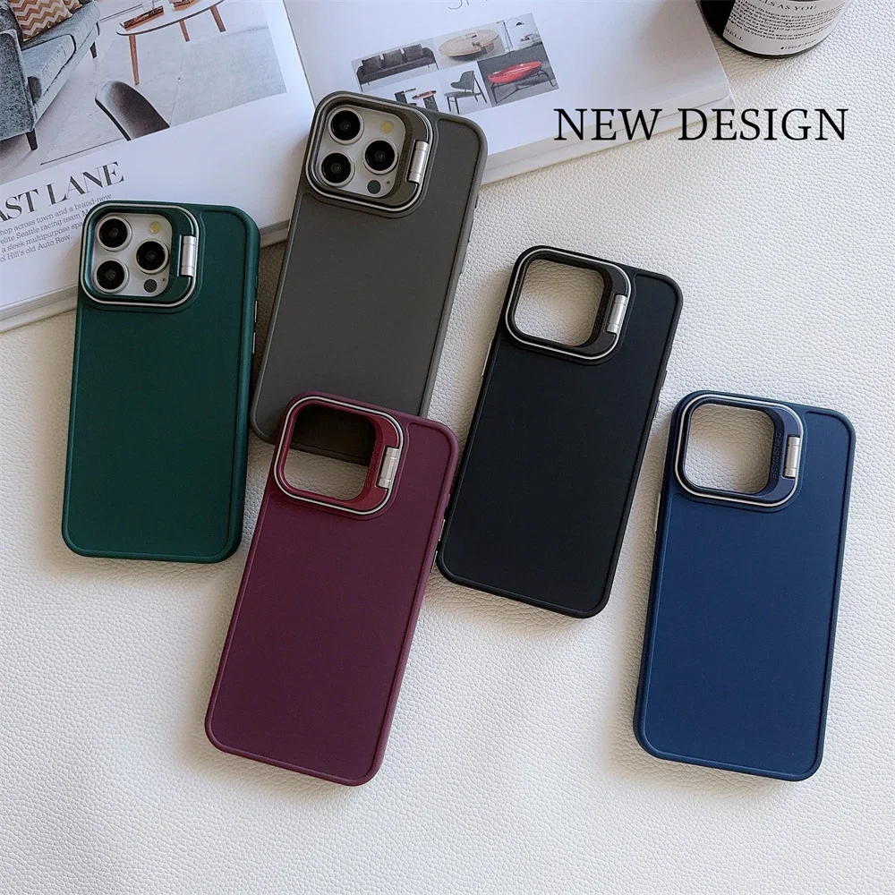 Скрытая подставка-держатель для объектива камеры чехол телефона Samsung Galaxy A73 A53 A33 5G