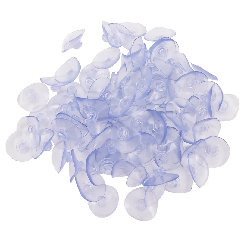 

HOT SALE 100Pcs 40Mm Clear Suction Cup Sucker Mushroom Head Suction Cup Suction