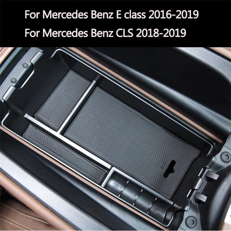 

Car Styling Accessories Center Armrest Storage Glove Box Tray For BENZ A B C E Class M ML GL GLA GLC GLE GLS GLK CLA CLS