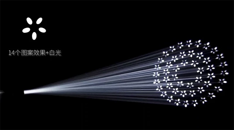 6 шт. проектор с круглыми лучами 295 Вт