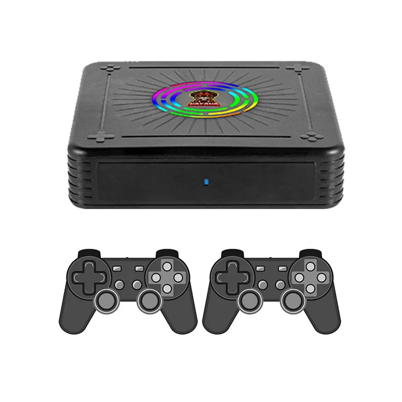 

3D Game Box X11 Home Video Game Console Dual System 4K HD Built-in 16GB 50000+ Games Wireless Joystick 50 Simulators for PSP N64