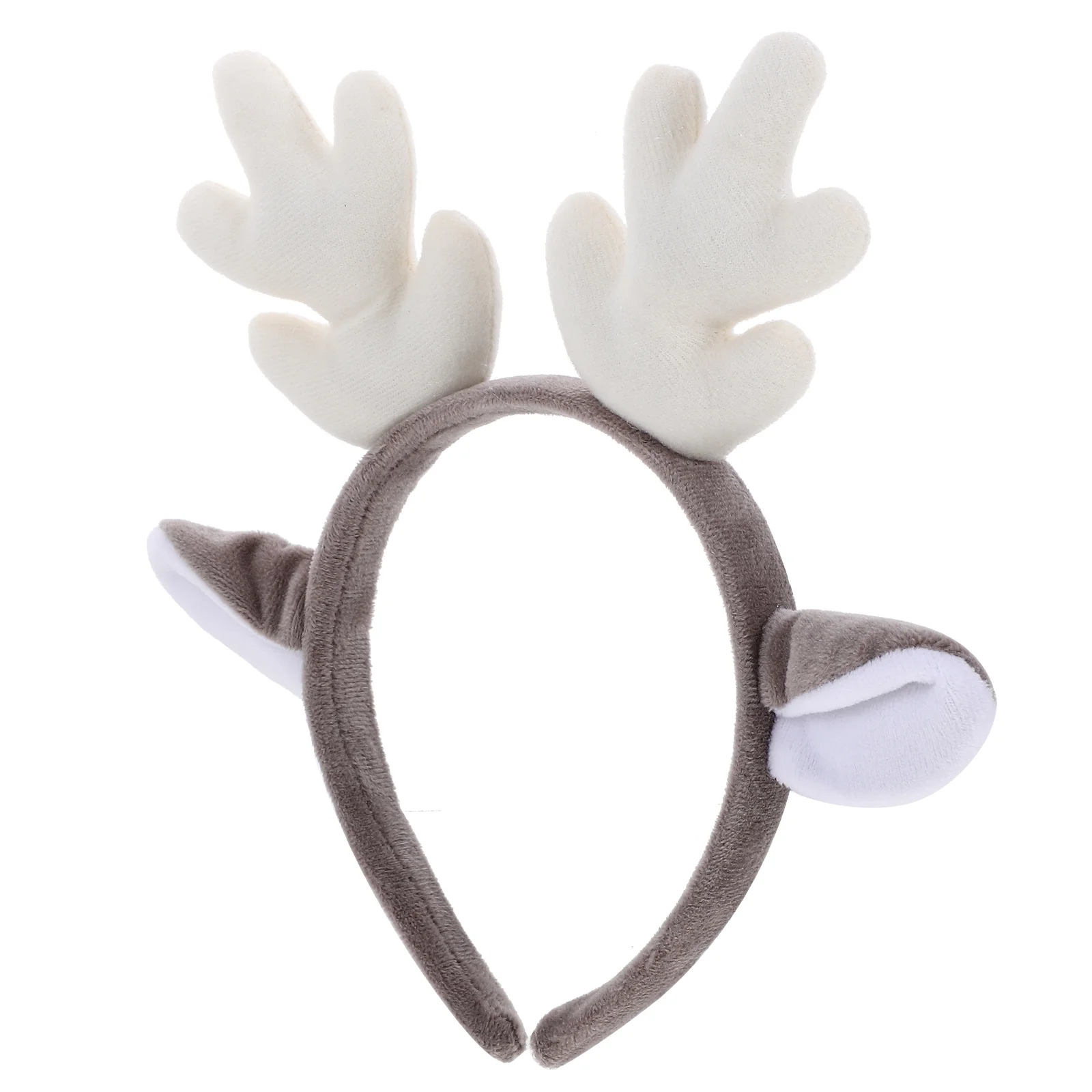 

Xmas Prop Christmas Headdress Hair Ornament Deer Horn Headband Costume Props Tongs