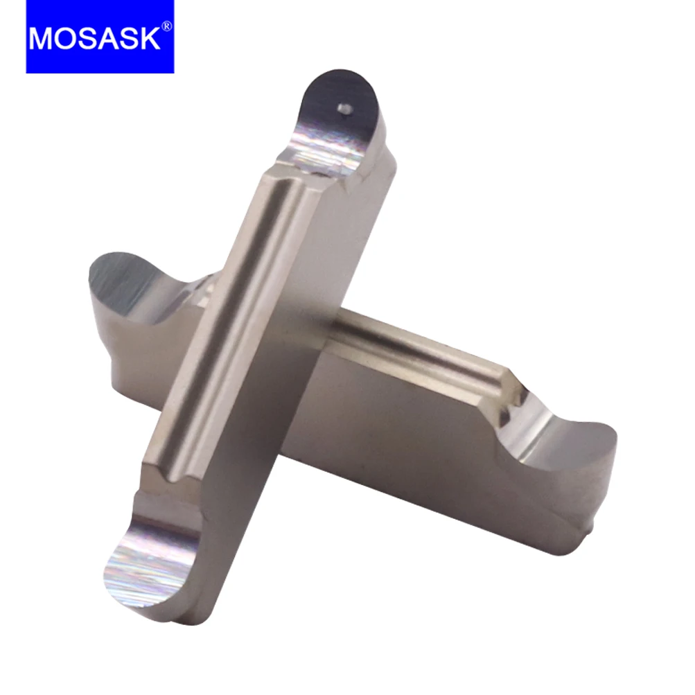 Фото MOSASK 10 шт. MRMN 200 300 400 500 600 токарный инструмент для CNC нержавеющей стали обработки алюминиевых режущих карбидных пластин №5
