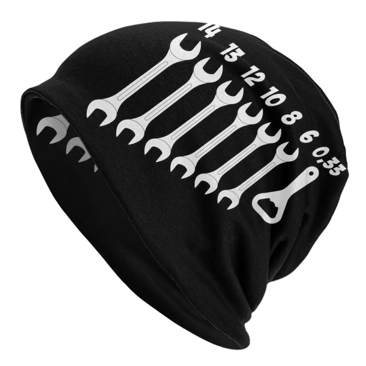 

Screw Wrench Opener Mechanic Skullies Beanies Hat Car Fix Engineer Summer Unisex Outdoor Caps Warm Dual-use Bonnet Knitting Hats