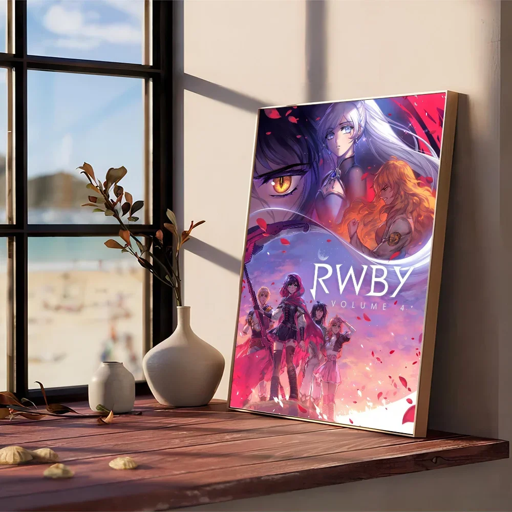 Клейкий Мультяшный Художественный Постер R-RWBY Высококачественная Цифровая