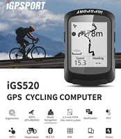 igpsport igs520 gps route navigation computer bluetooth bike heart rate monitor bicycle speedometer computer ipx7 waterproof