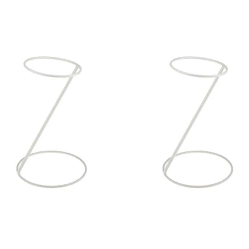 

2 Pcs Metal Hat Stand Hat Holder Hats Hats Caps For Display Display Wig Hanging Rack