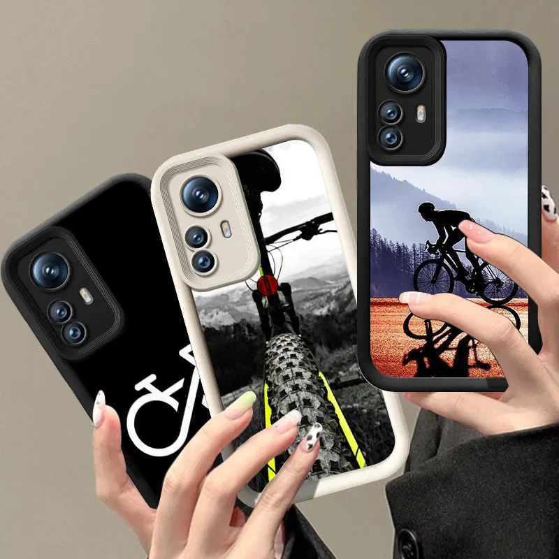 Bicycle Bike Sport Phone Case For Redmi 9A 10A 9C 10C 12C 13C 14C 4G 9i 9T K30 K50 Pro K40 Gaming A1 A2 A3
