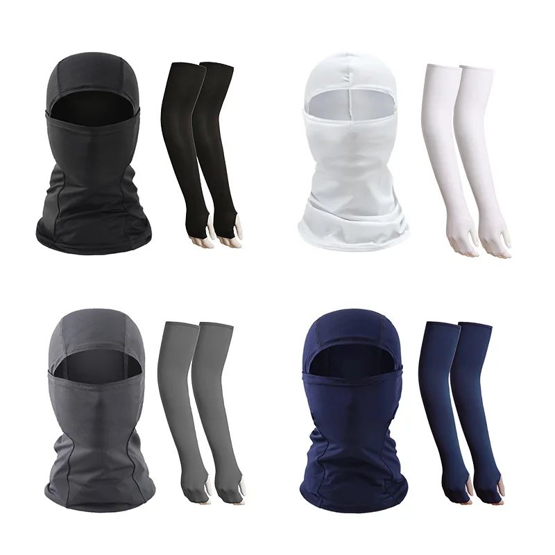 

Summer sun protection cap ice silk hood outdoor riding equipment camouflage quick-drying breathable scarf cover motorcycle cap