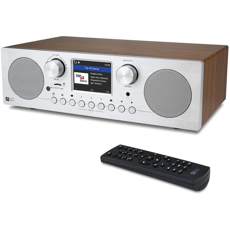 

Top Deals Wifi/FM Internet Radio,WR-800Fwith Dual Alarm Clocks,Mini SD/TF Card Playback And Display,Support Upnp And DLNA US Plu