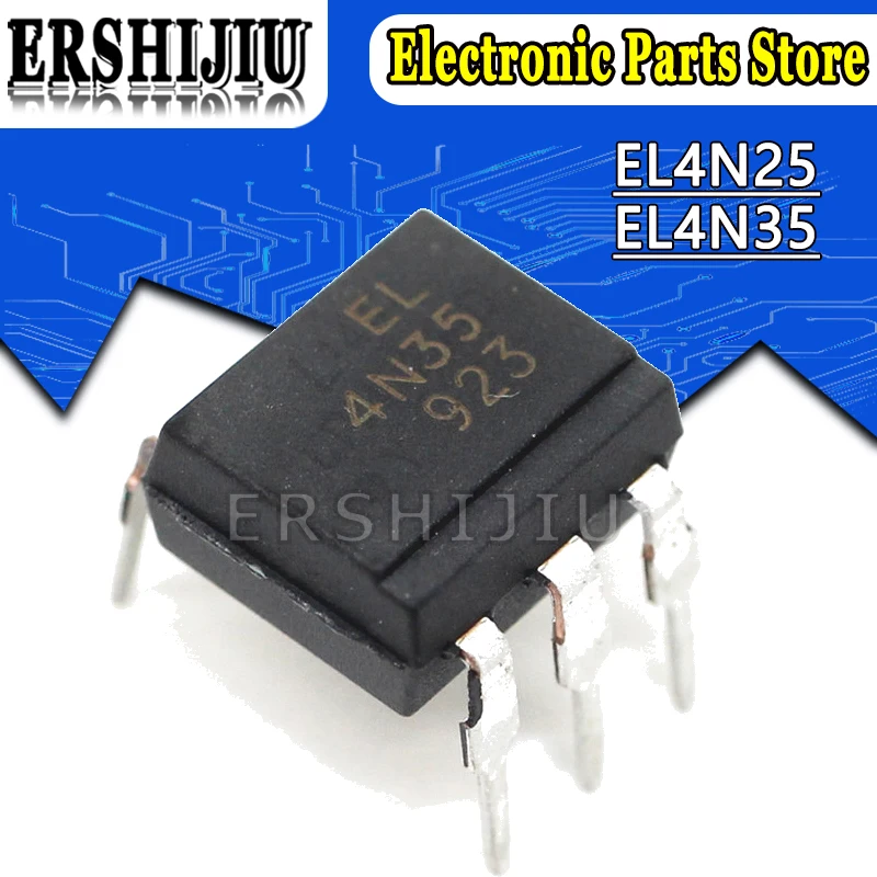 

10PCS EL4N25 4N25 DIP-4 EL4N35 4N35 DIP IC Chipset