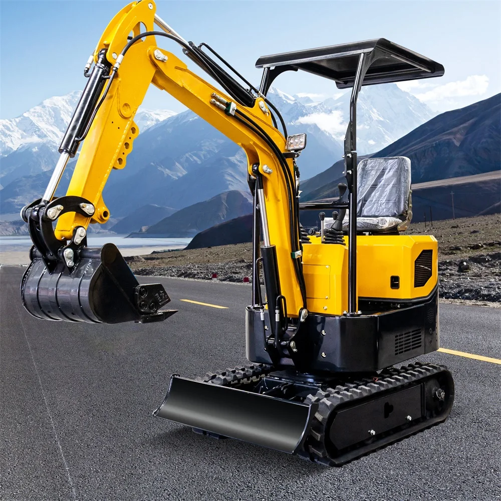 Hot Sale HT10C Style Digger 1000KG Operate Weight Mini Excavator for Sell