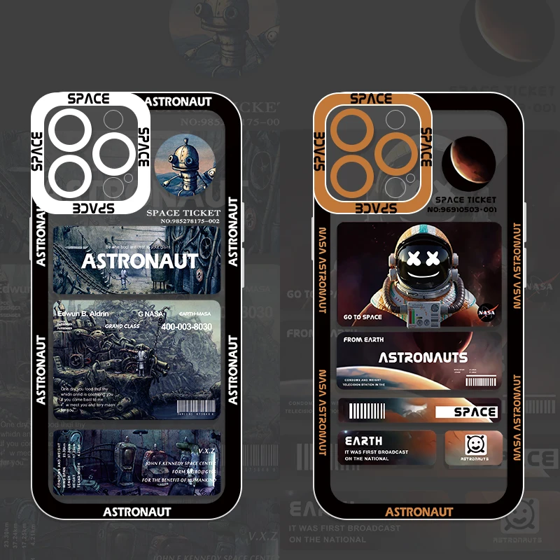 

astronaut Case For iPhone 14 Plus 13 12 11 14 Pro Max XS Max XS XR 8 7 Plus 6s 6 Plus