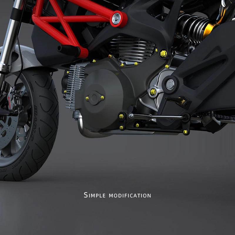 

30PCS/Set Motorcycle Screw Cap Cover Head Body Decorative Engine Nut Bolt Caps for Yamaha Kawasaki Honda Car Bicycle Accessories